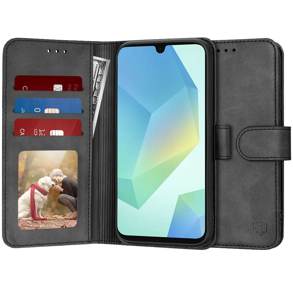 Techsuit Diary Book Samsung Galaxy A16 4G A16 5G Černá