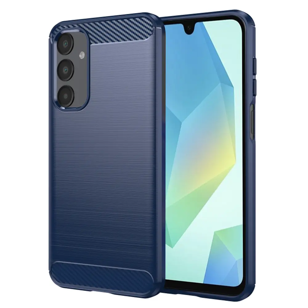 Techsuit Carbon Silicone pro Samsung Galaxy A16 4G A16 5G modrá