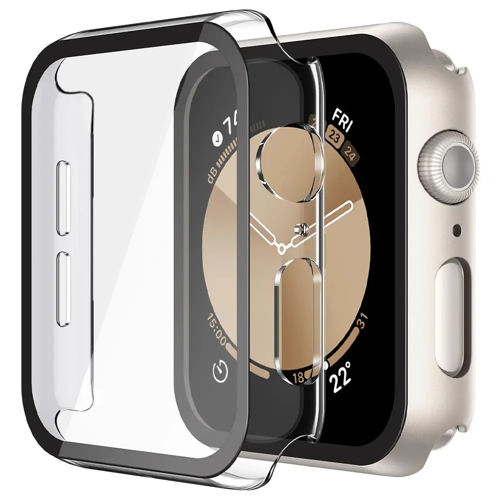 Techsuit Defense360 Pro pro Apple Watch 4 5 6 SE (44mm) průhledný