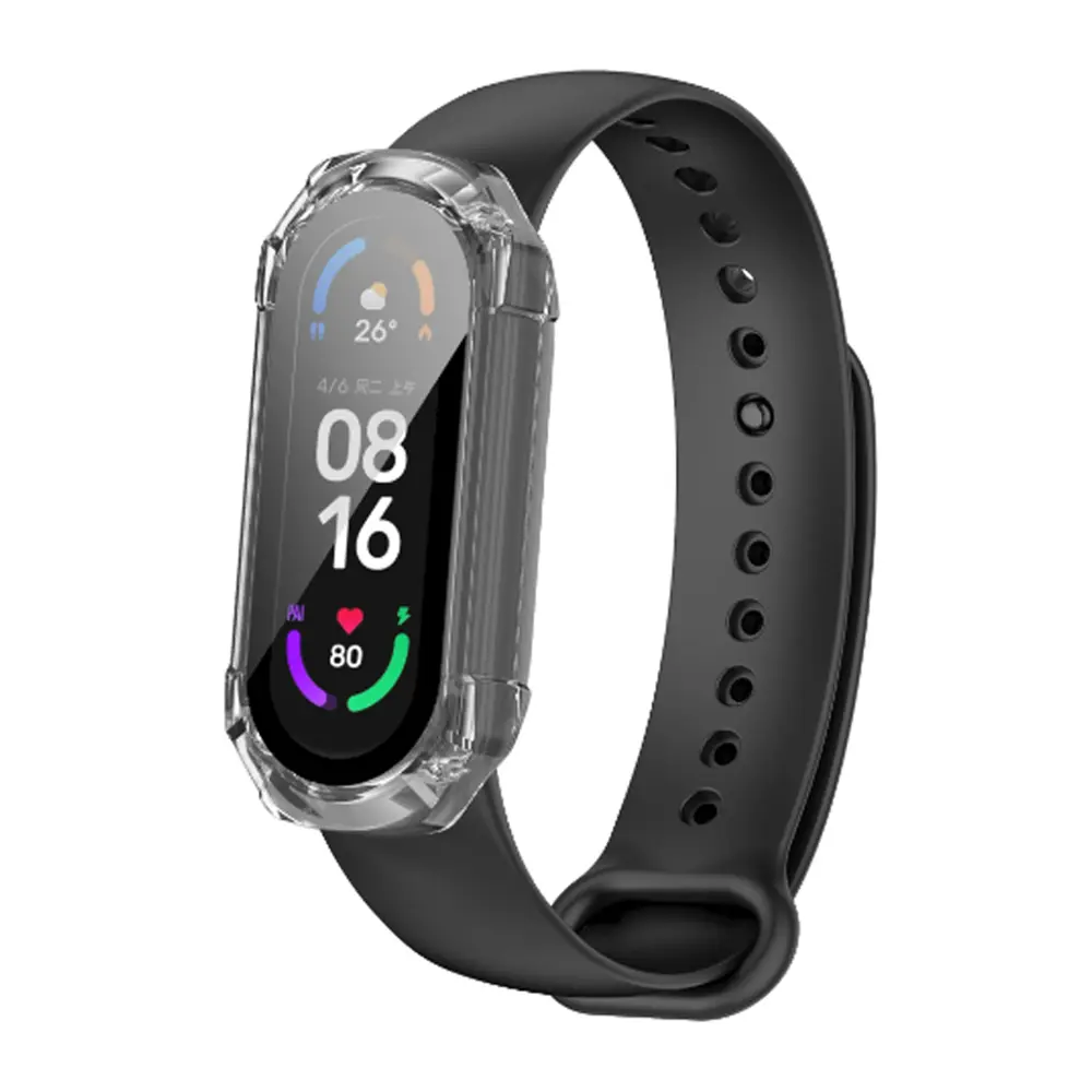 Techsuit Defense360 Pro pro Xiaomi Mi Band 4 5 5 NFC 6 6 NFC průhledný