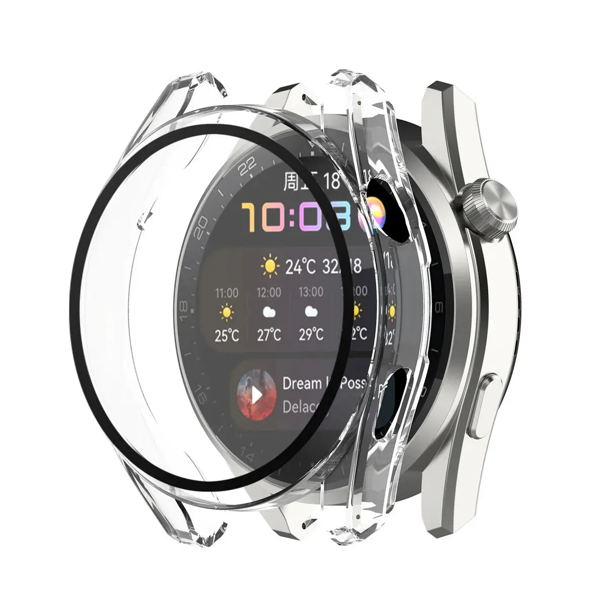 Techsuit Defense360 Pro pouzdro pro Huawei Watch 3 čiré