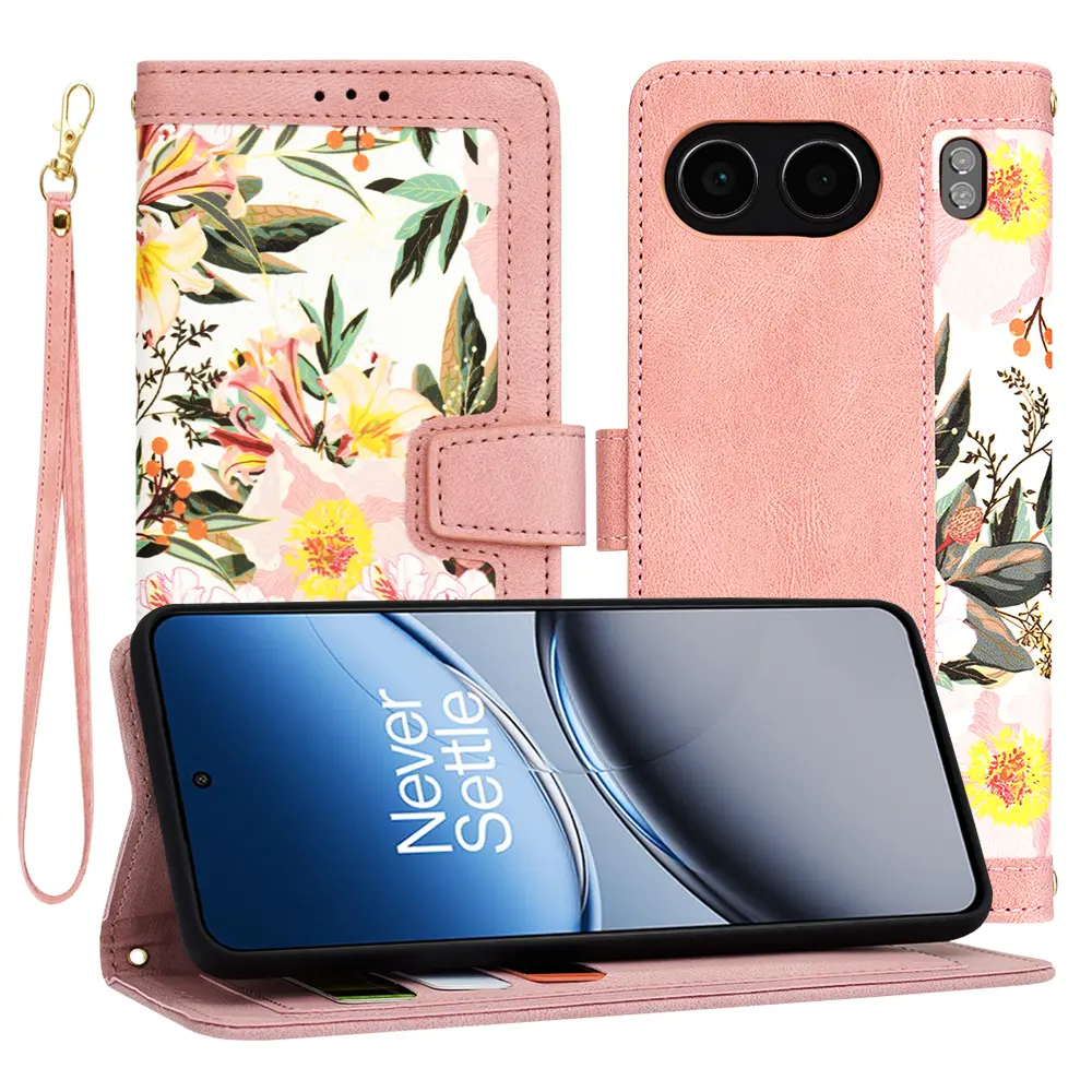 Pouzdro Techsuit FlipCraft pro OnePlus Nord 4 růžové Sweetheart