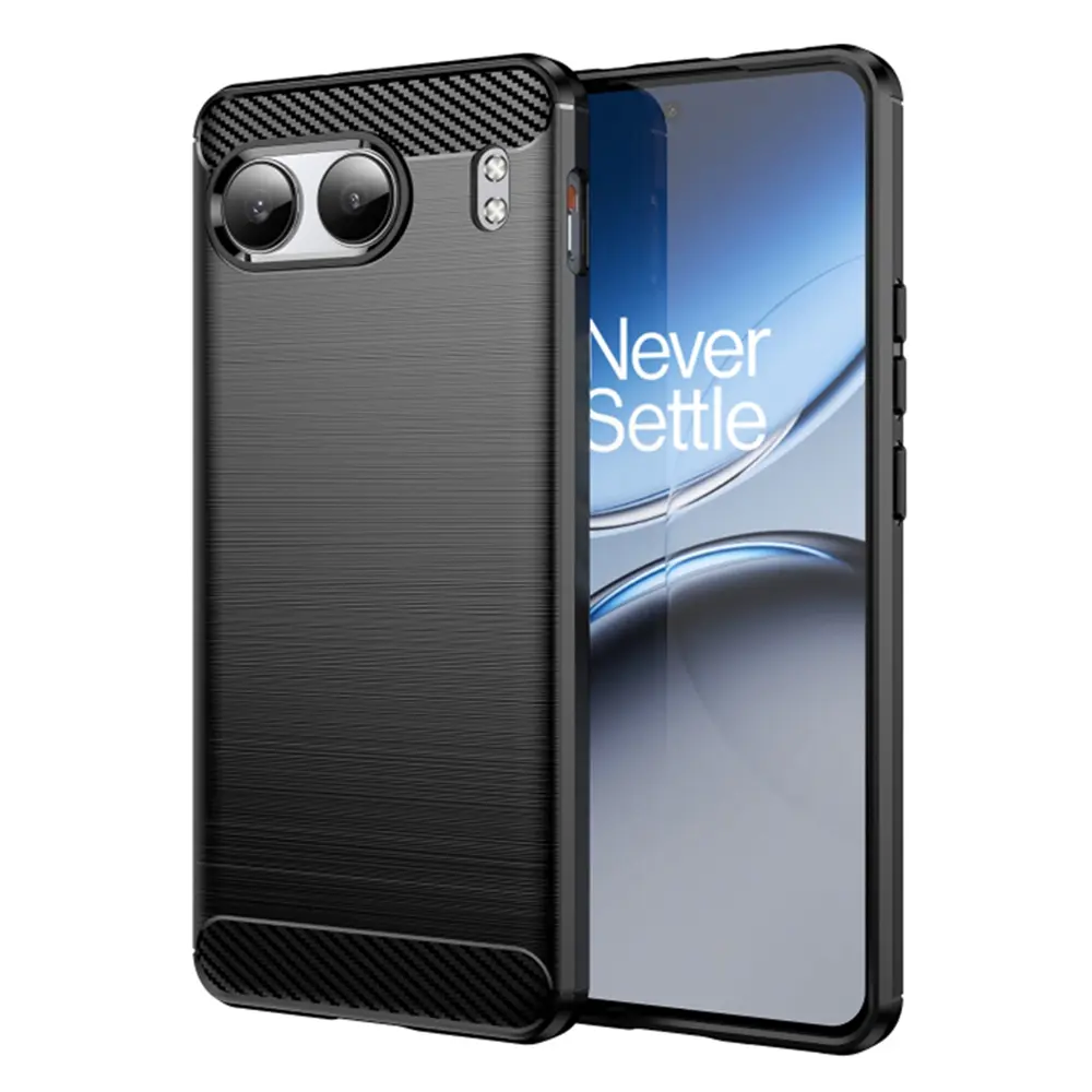 Techsuit Carbon Silicone pro OnePlus Nord 4 černá