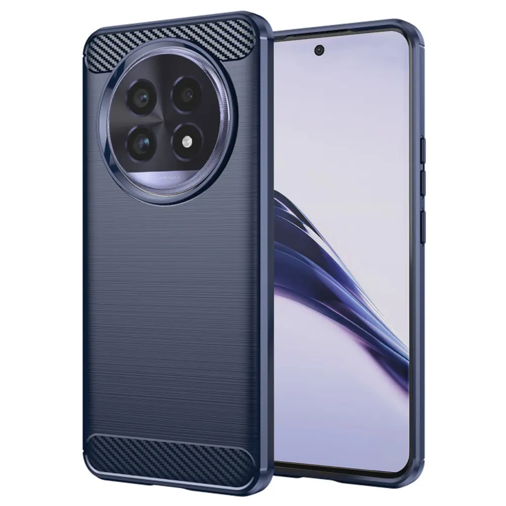 Pouzdro Techsuit Carbon Silicone pro Realme 13 Pro / 13 Pro+ modré