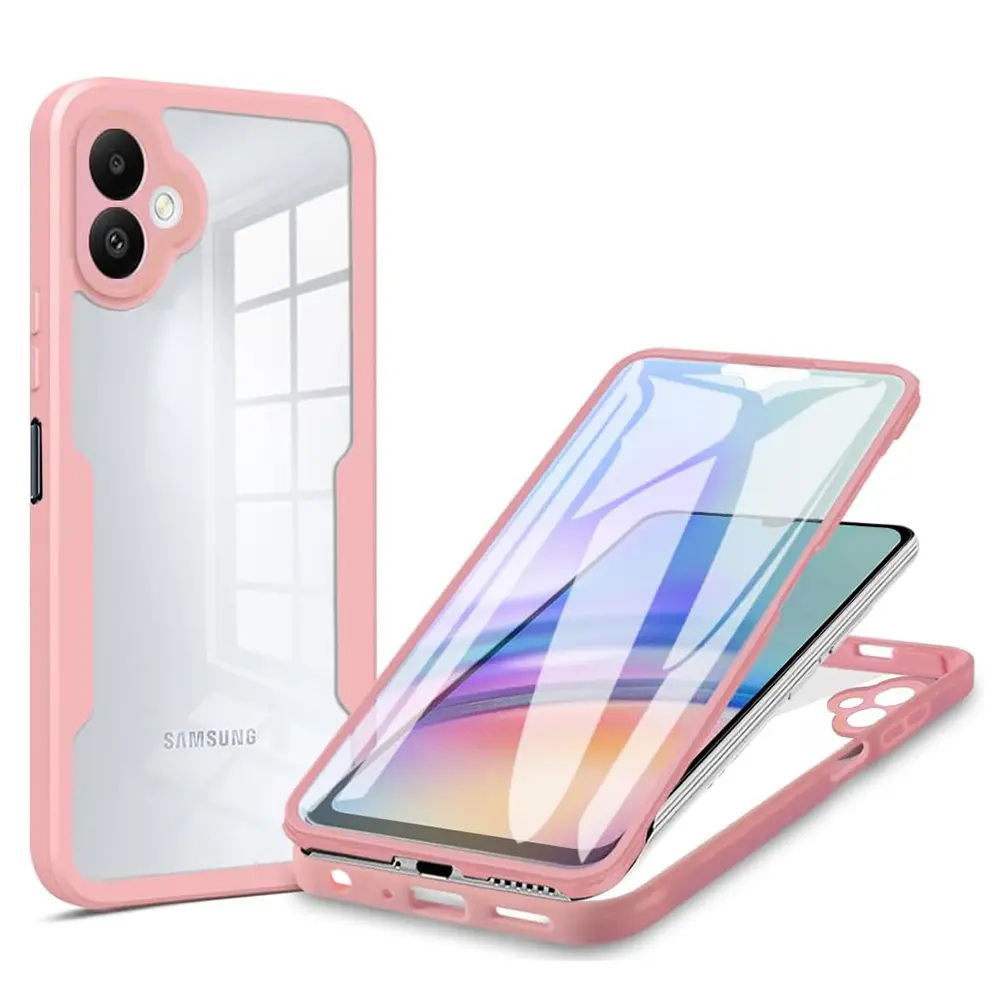 Techsuit ColorVerse 360 Series s ochranou displeje Samsung Galaxy A06 růžová