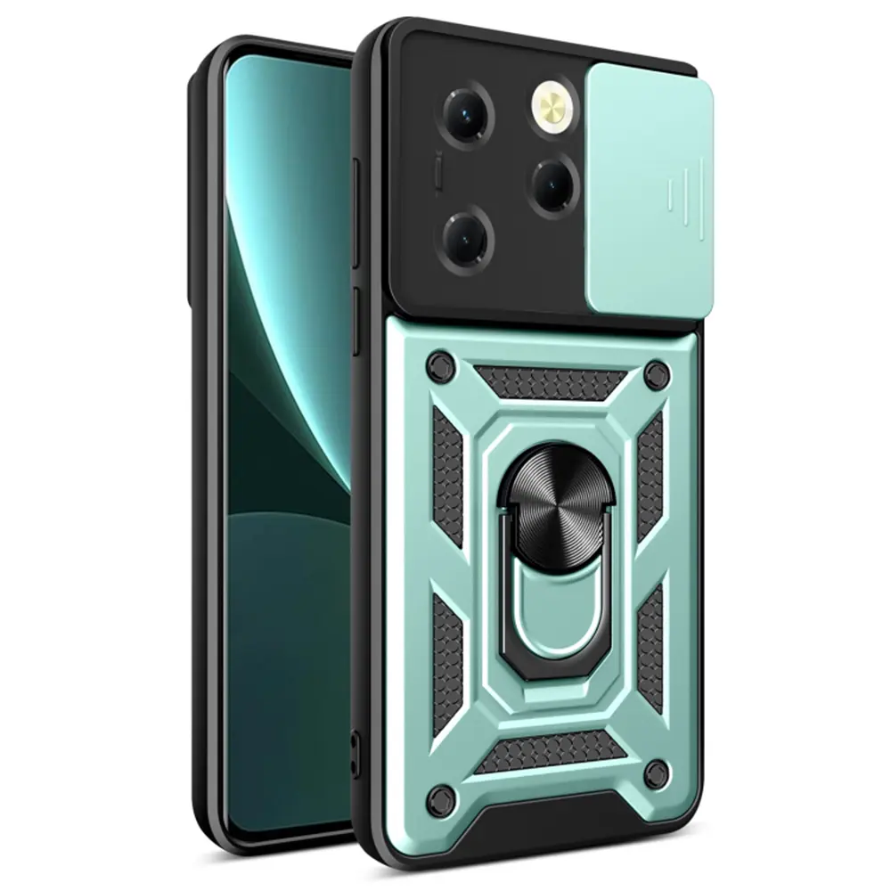 Techsuit CamShield Series pro Infinix Hot 40/40 Pro/Tecno Spark 20 Pro zelená