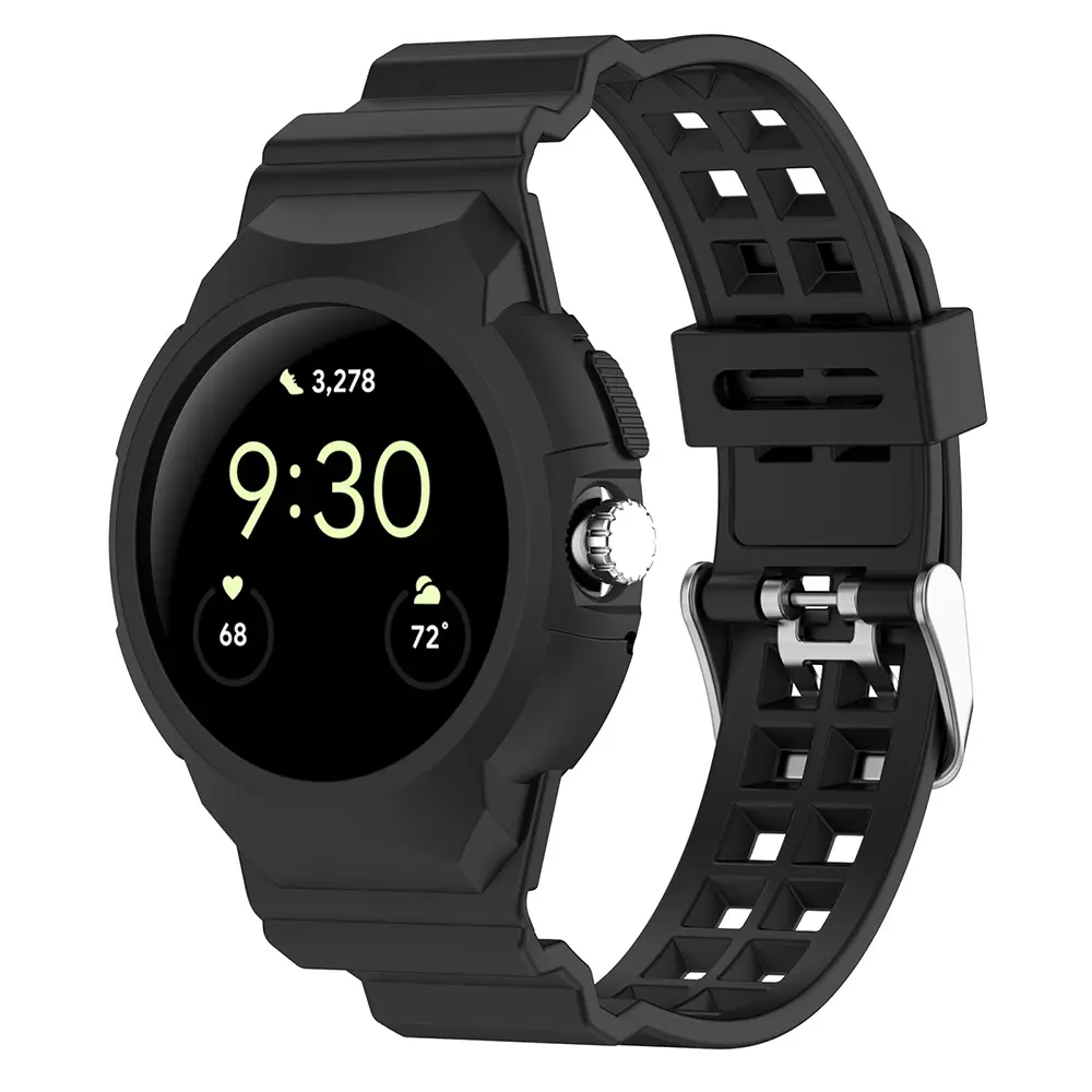 Techsuit Watchband W065 pro Google Pixel Watch Watch 2 Watch 3 41mm černá