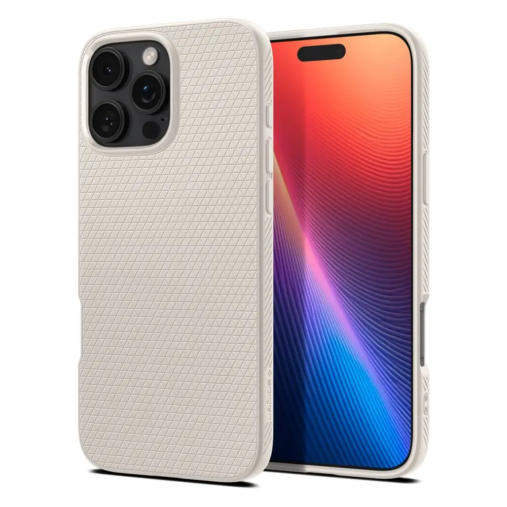 Spigen Liquid Air pro iPhone 16 Pro v přírodní titanové barvě