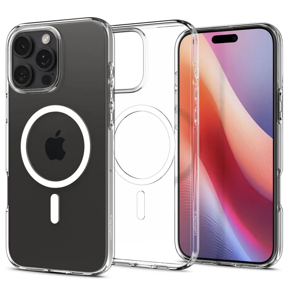 Spigen Liquid Crystal Mag s MagSafe, iPhone 16 Pro Max, průhledný
