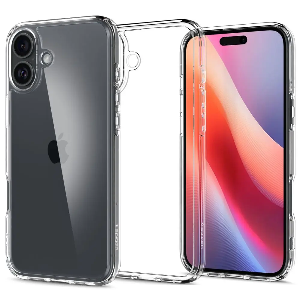 Spigen Ultra Hybrid iPhone 16 průhledný obal