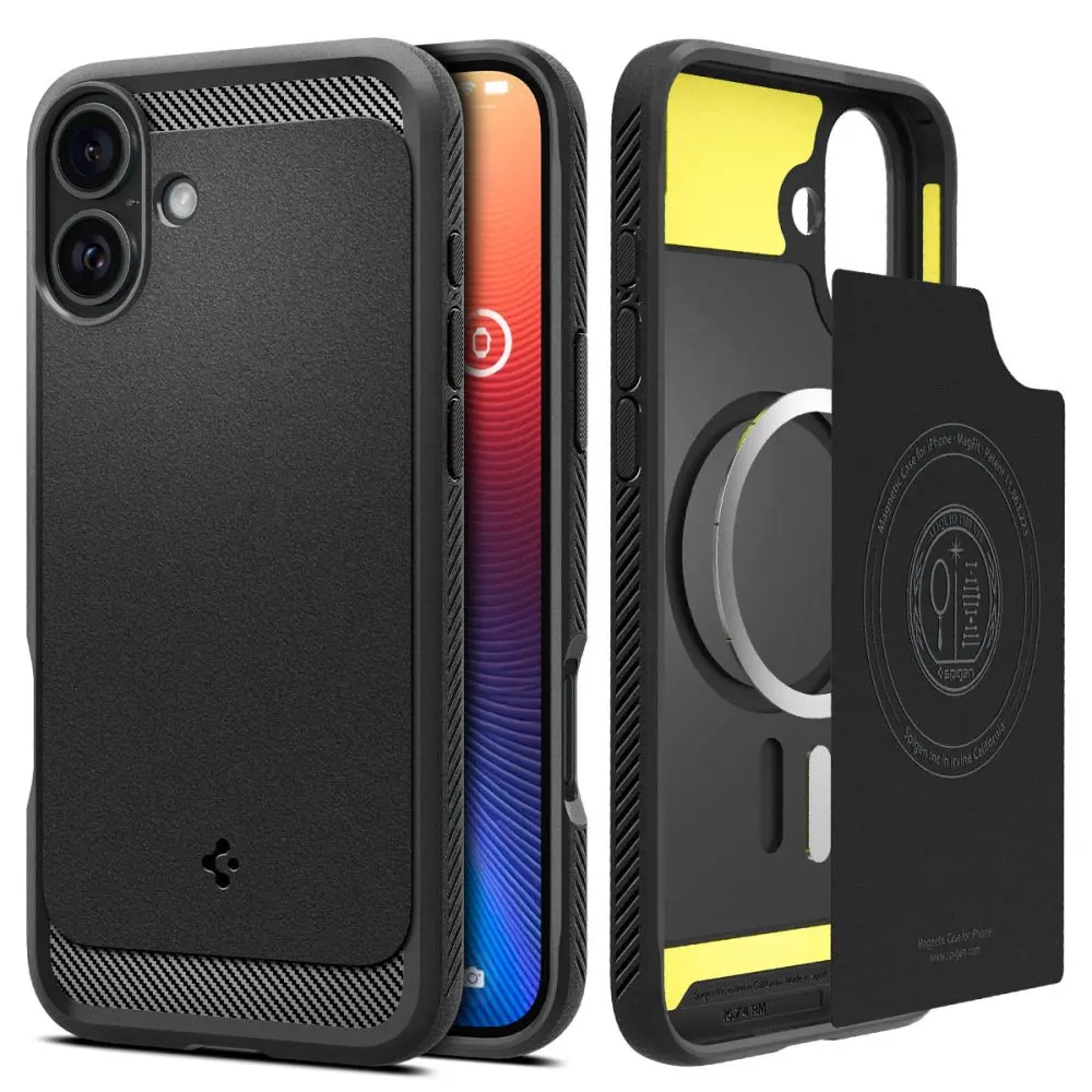 Spigen Rugged Armor MagSafe pro iPhone 16 Plus matná černá