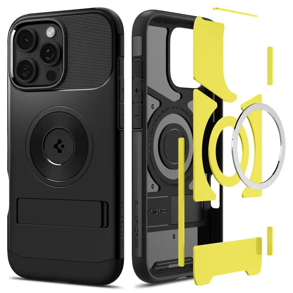 Spigen Slim Armor MagSafe pro iPhone 16 Pro černý