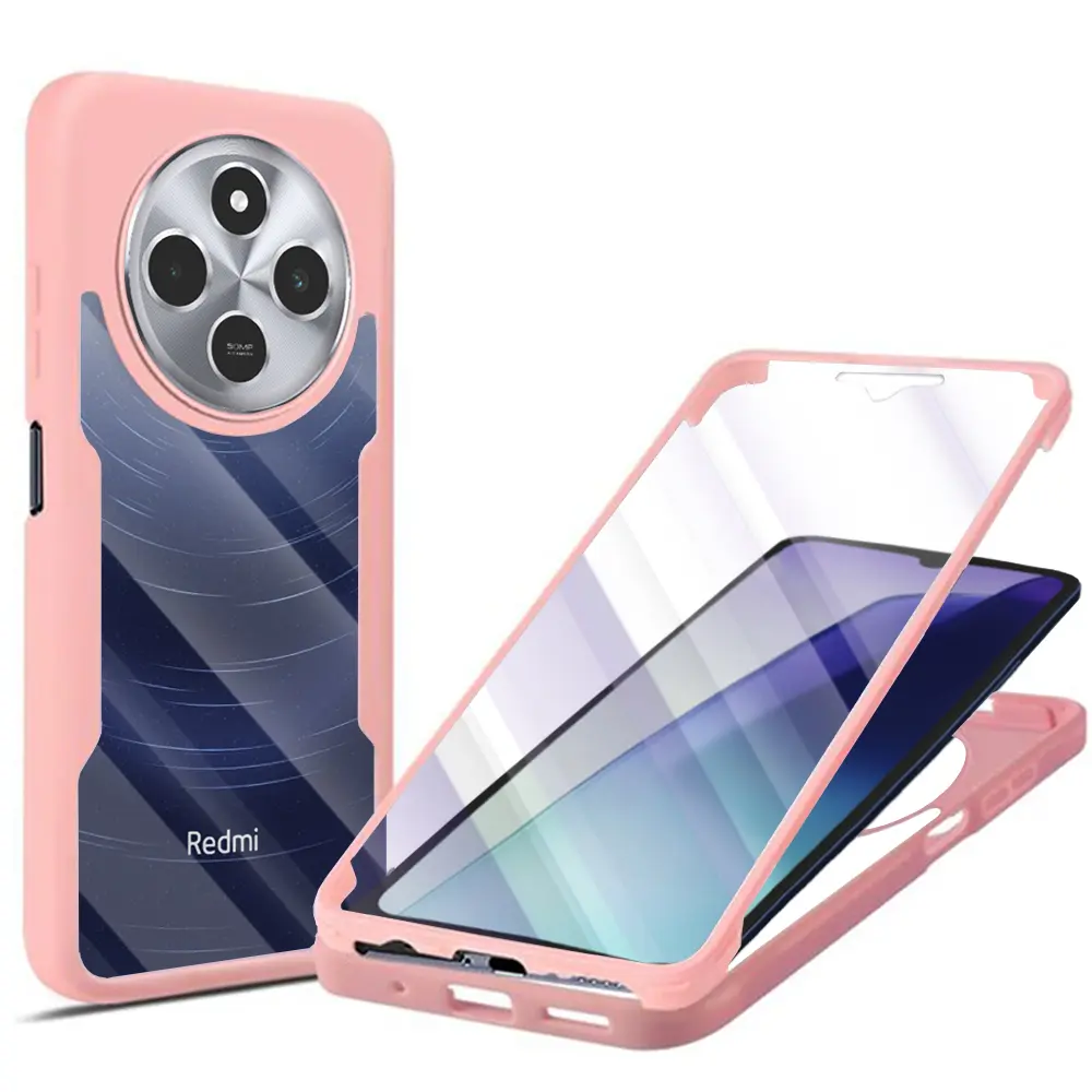 Techsuit ColorVerse 360, Xiaomi Redmi 14C / Poco C75, růžový