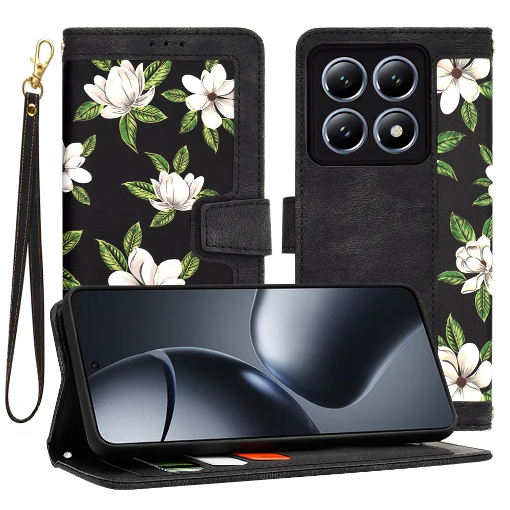 Techsuit FlipCraft Xiaomi 14T Pro Květiny úsvitu