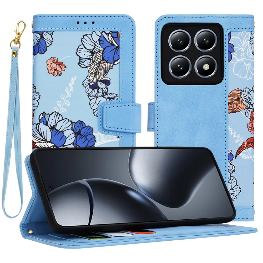 Techsuit FlipCraft Xiaomi 14T Pro v živé modré