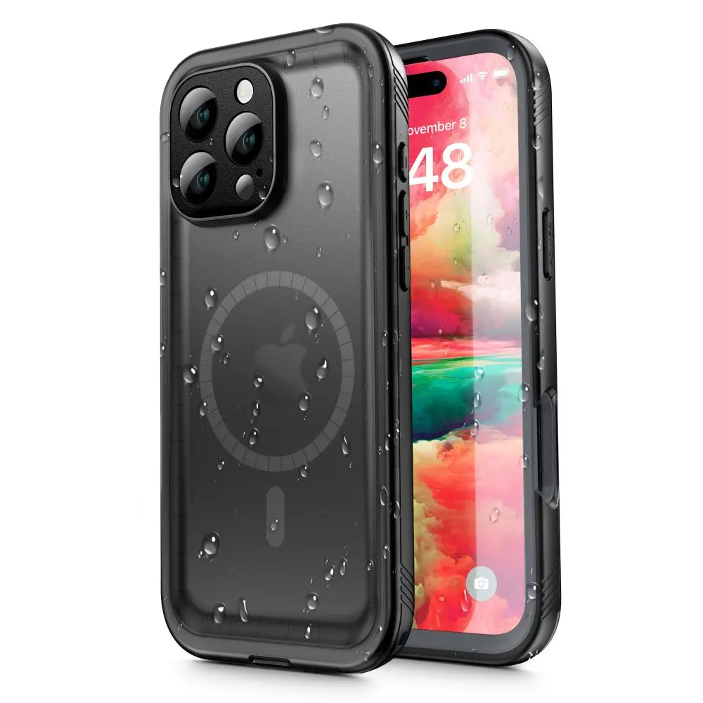 ShellBox Waterproof IP68 vodotěsné pouzdro pro iPhone 16 Pro – černé