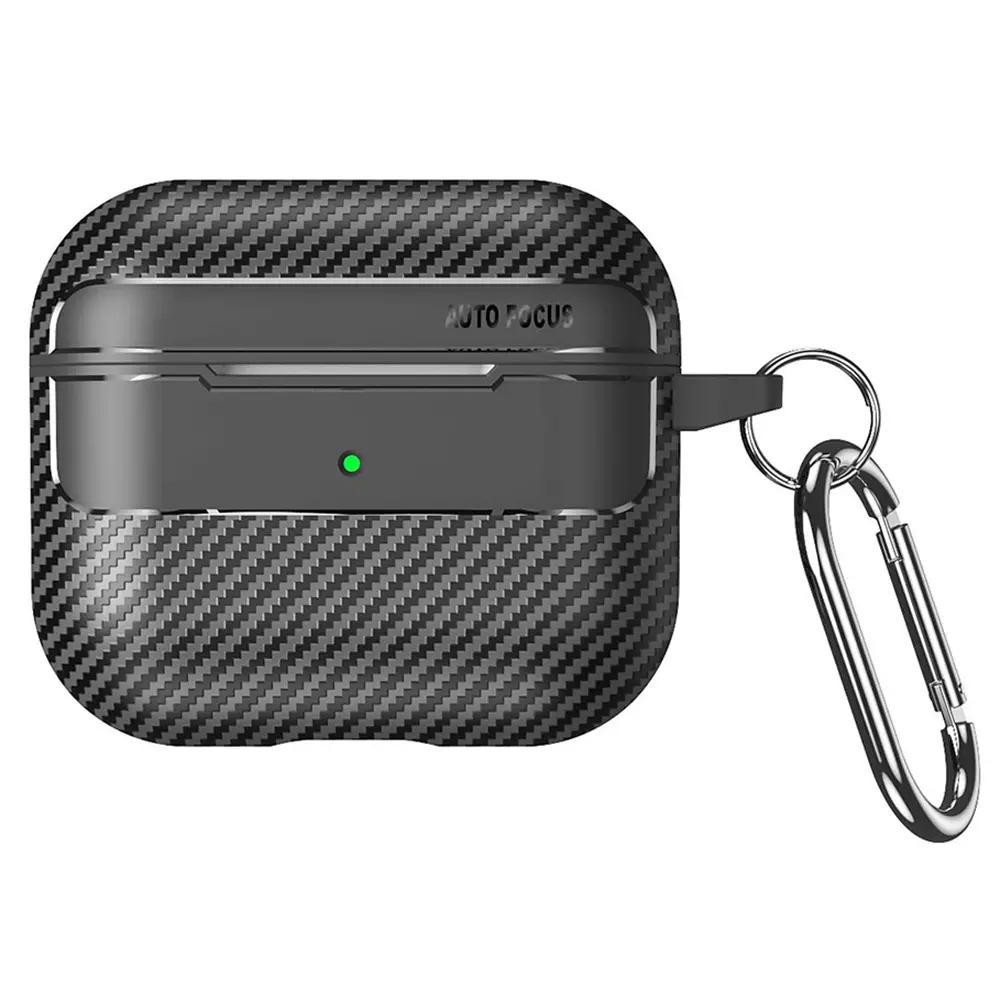 Techsuit CarbonFiber pro AirPods 3 černá