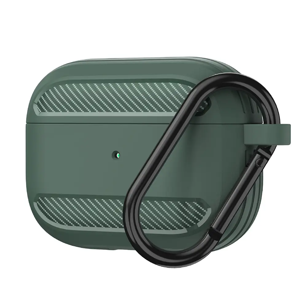 Techsuit Carbon Silicone pro AirPods 3 zelená