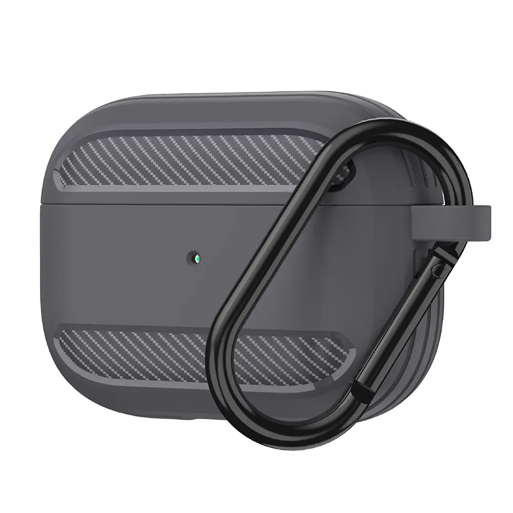 Techsuit Carbon Silicone pro AirPods 3 šedý