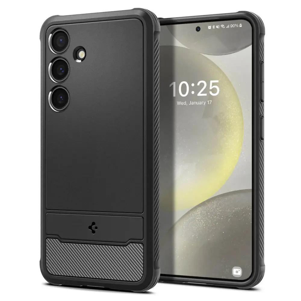 Spigen Rugged Armor kryt pro Samsung Galaxy S24 FE – matné černé