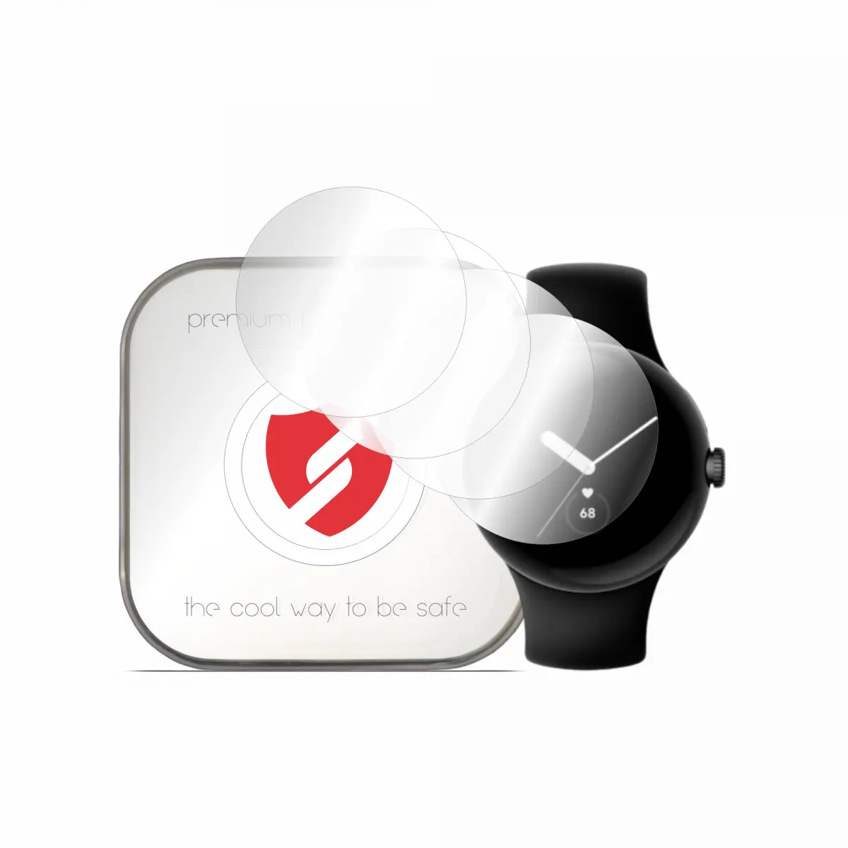 Smart Protection Premium Classic (4 balení) Google Pixel Watch Watch 2 Čirý