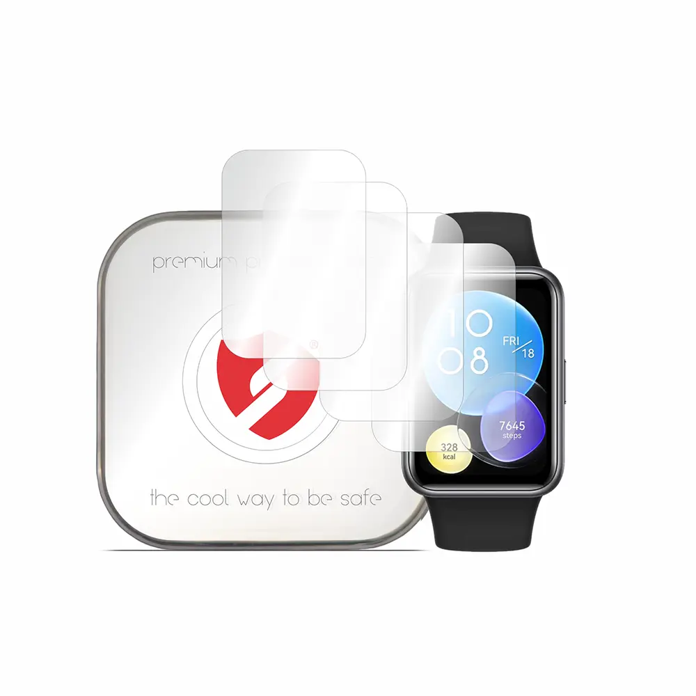 Smart Protection Premium Classic (4 balení) Huawei Watch Fit 2 Active Edition průhledné