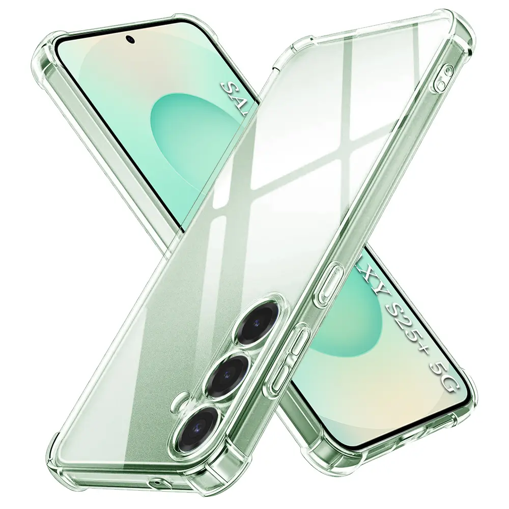 Techsuit Shockproof průhledný silikon Samsung Galaxy S25 Plus průhledný