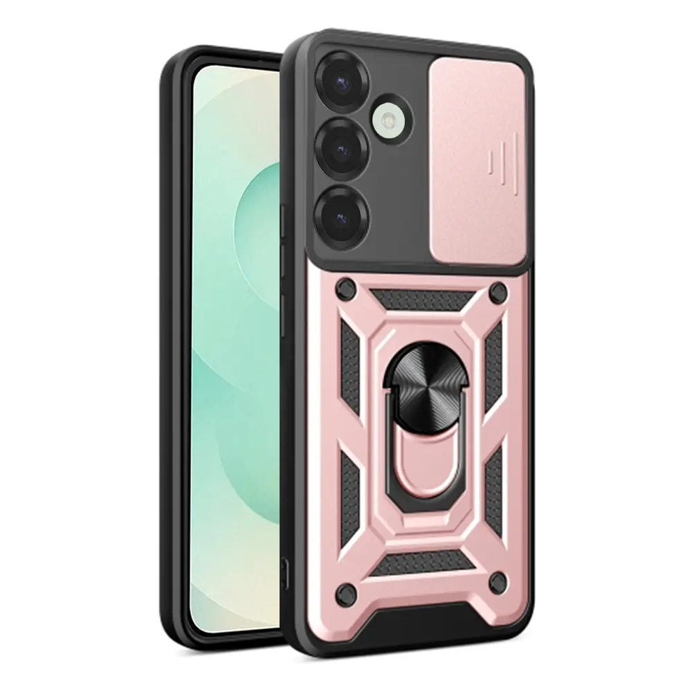 Techsuit CamShield Series Samsung Galaxy S25 Plus růžově zlatá