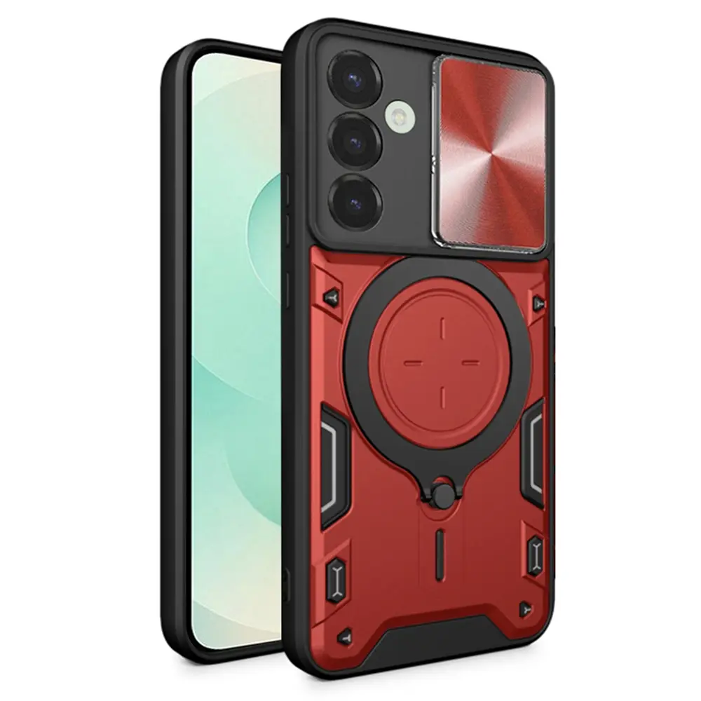 Techsuit CamGuard Pro pro Samsung Galaxy S25 Plus červený