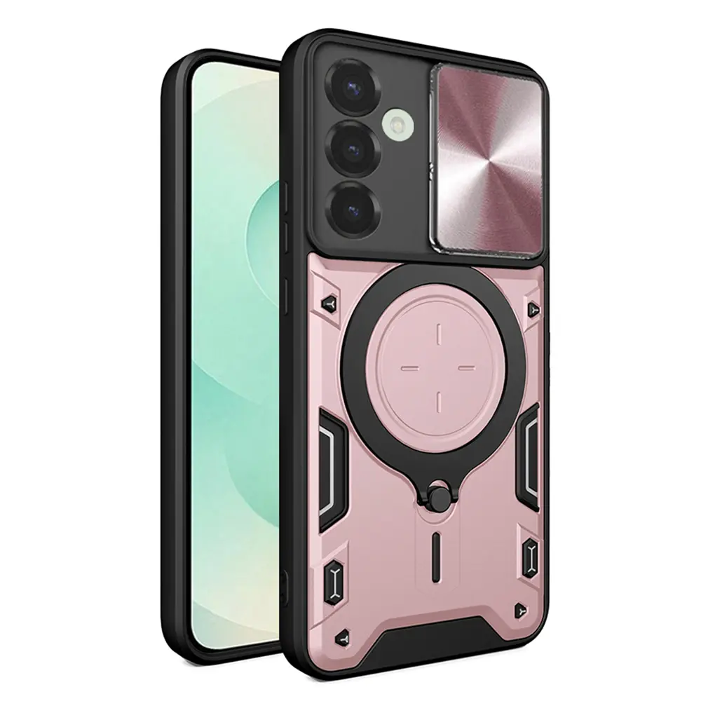 Techsuit CamGuard Pro pro Samsung Galaxy S25 Plus růžově zlatý
