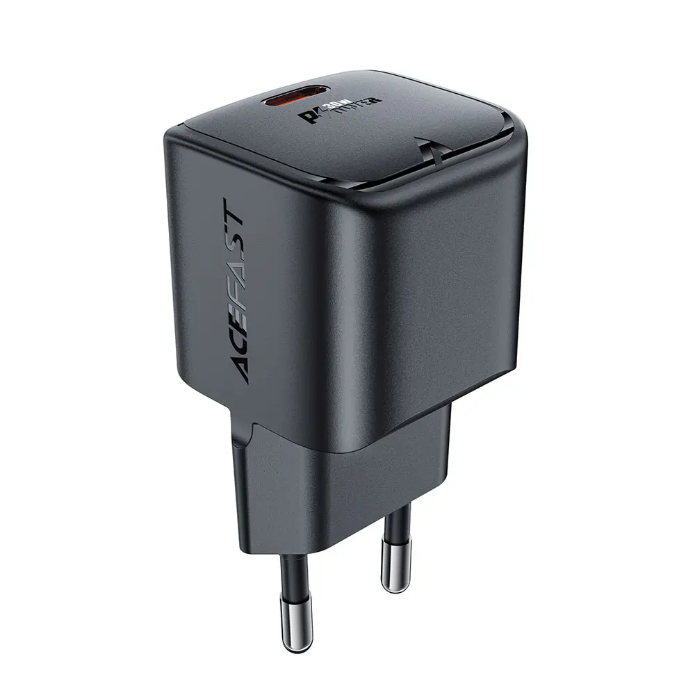 Nabíječka do zdi Acefast A77 Type-C Mini GaN 30W Power Delivery černá