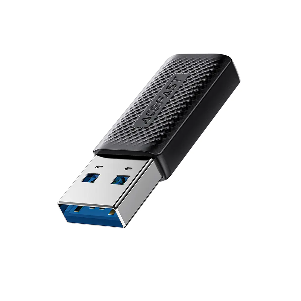 Acefast Adapter J2 Type-C na USB 3.0 Rychlé nabíjení Přenos dat 5Gbps Černá