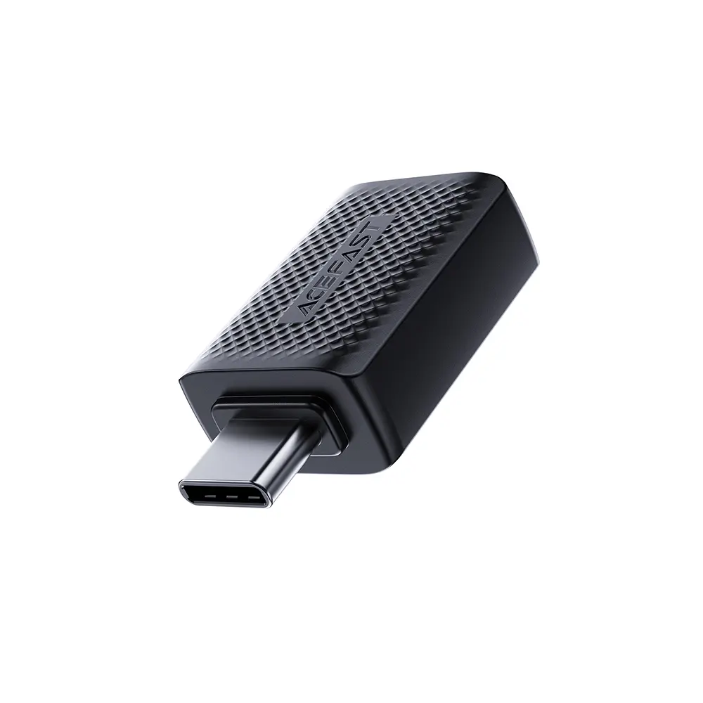 Acefast Adaptér J1 Type-C na USB 3.0 5Gbps Rychlé Nabíjení Přenos Dat Černý