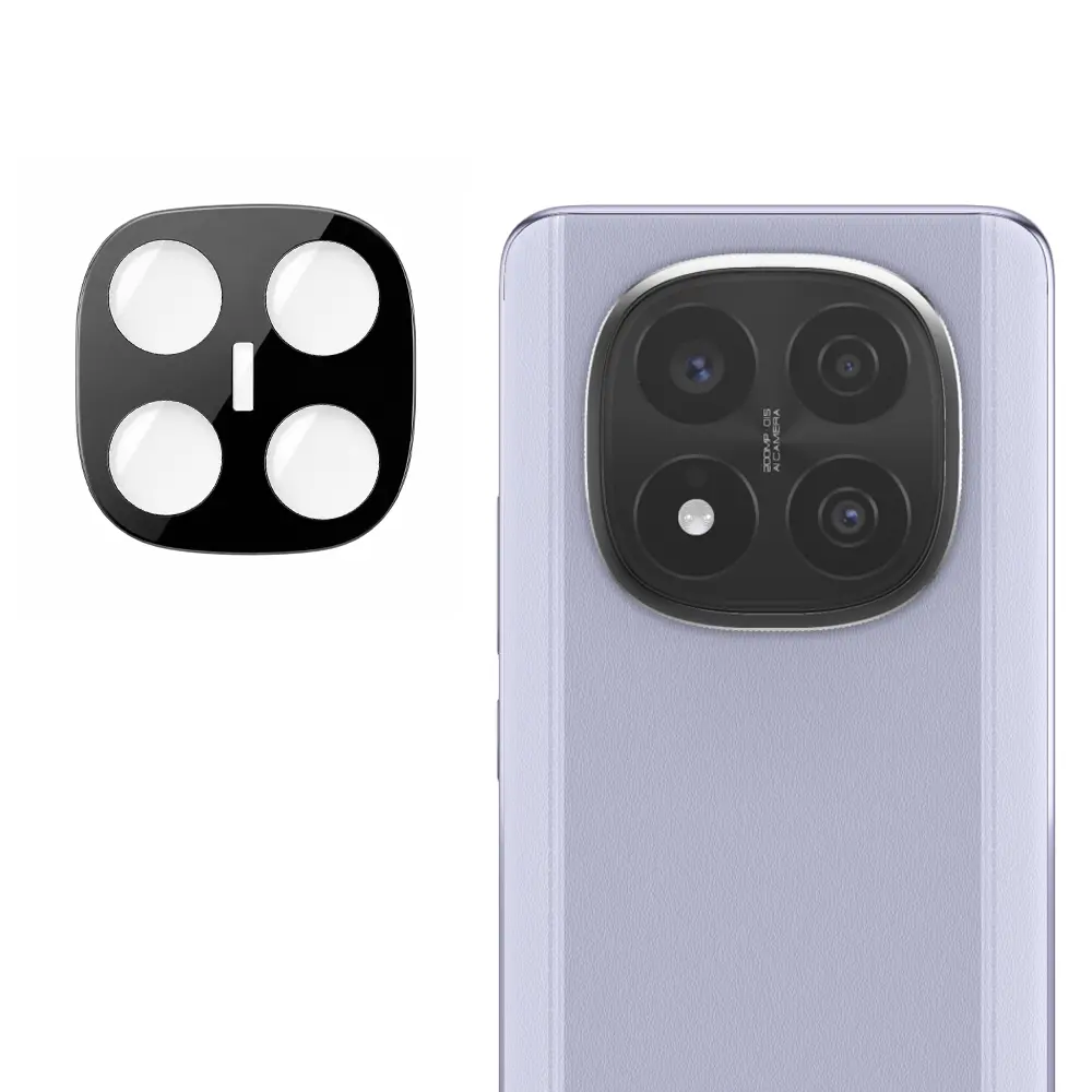 Techsuit - Sklo na fotoaparát - Xiaomi Redmi Note 14 Pro+ 5G - Černá