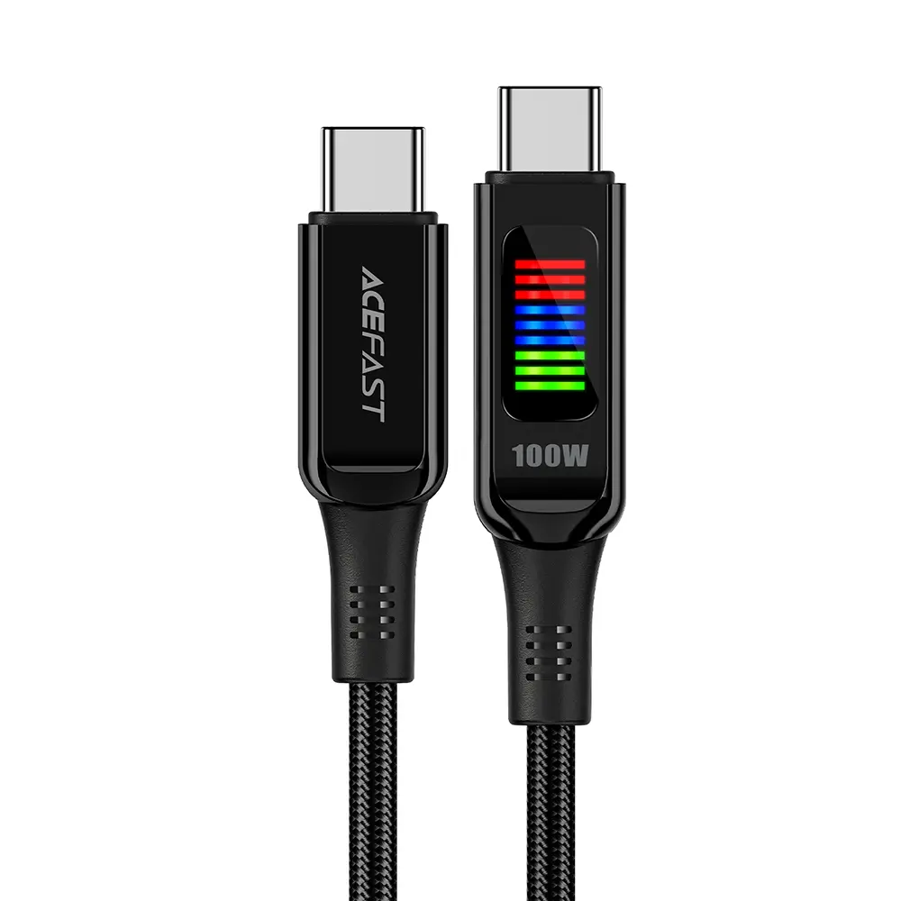 Acefast Datový kabel C7-03 Type-C na Type-C 100W rychlé nabíjení 1.2m černý