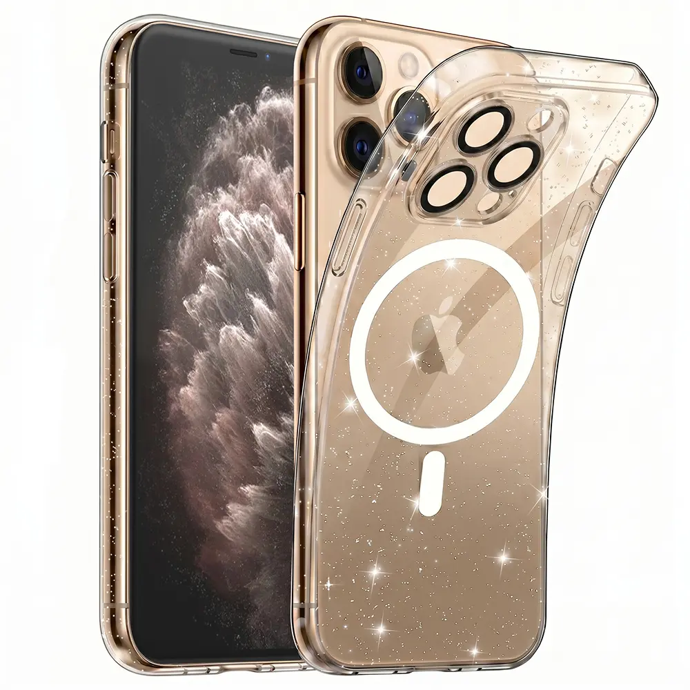 Techsuit SparkleSkin MagSafe Series iPhone 11 Pro průhledný