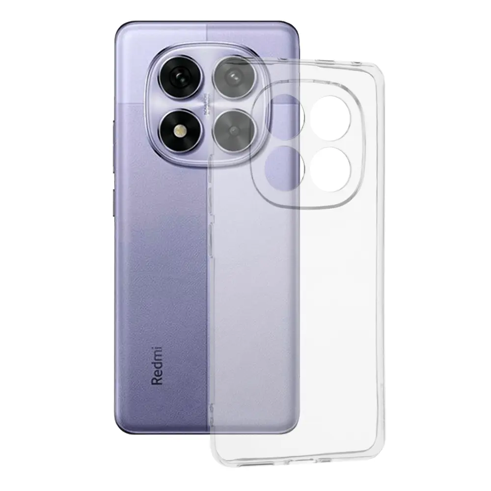 Techsuit silikonové pouzdro Xiaomi Redmi Note 14 Pro 5G Poco X7 průhledné