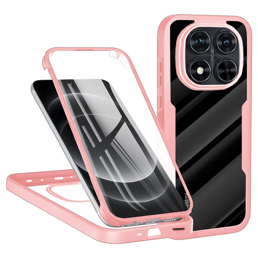 Techsuit ColorVerse 360 Series Ochranné sklo Xiaomi Redmi Note 14 Pro 5G růžová