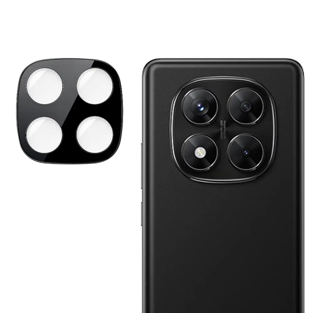 Techsuit - Sklo na fotoaparát - Xiaomi Redmi Note 14 Pro 5G / Poco X7 - černá
