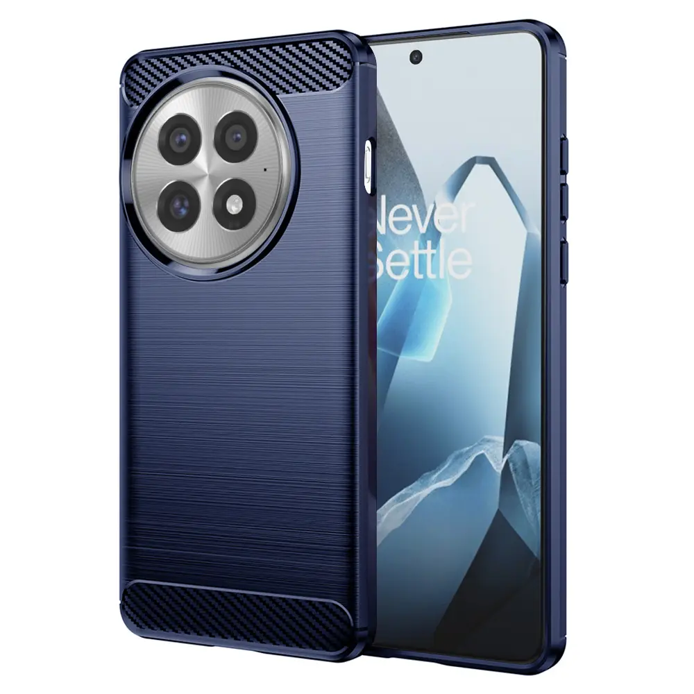 Techsuit Carbon Silicone pro OnePlus 13 modrá