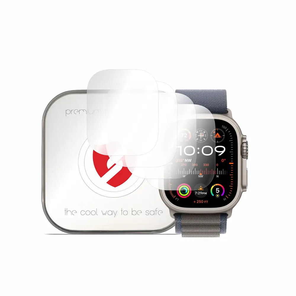 Smart Protection Premium Classic (4-pack) - Ochranná fólie na Apple Watch Ultra / Ultra 2 - Čirá