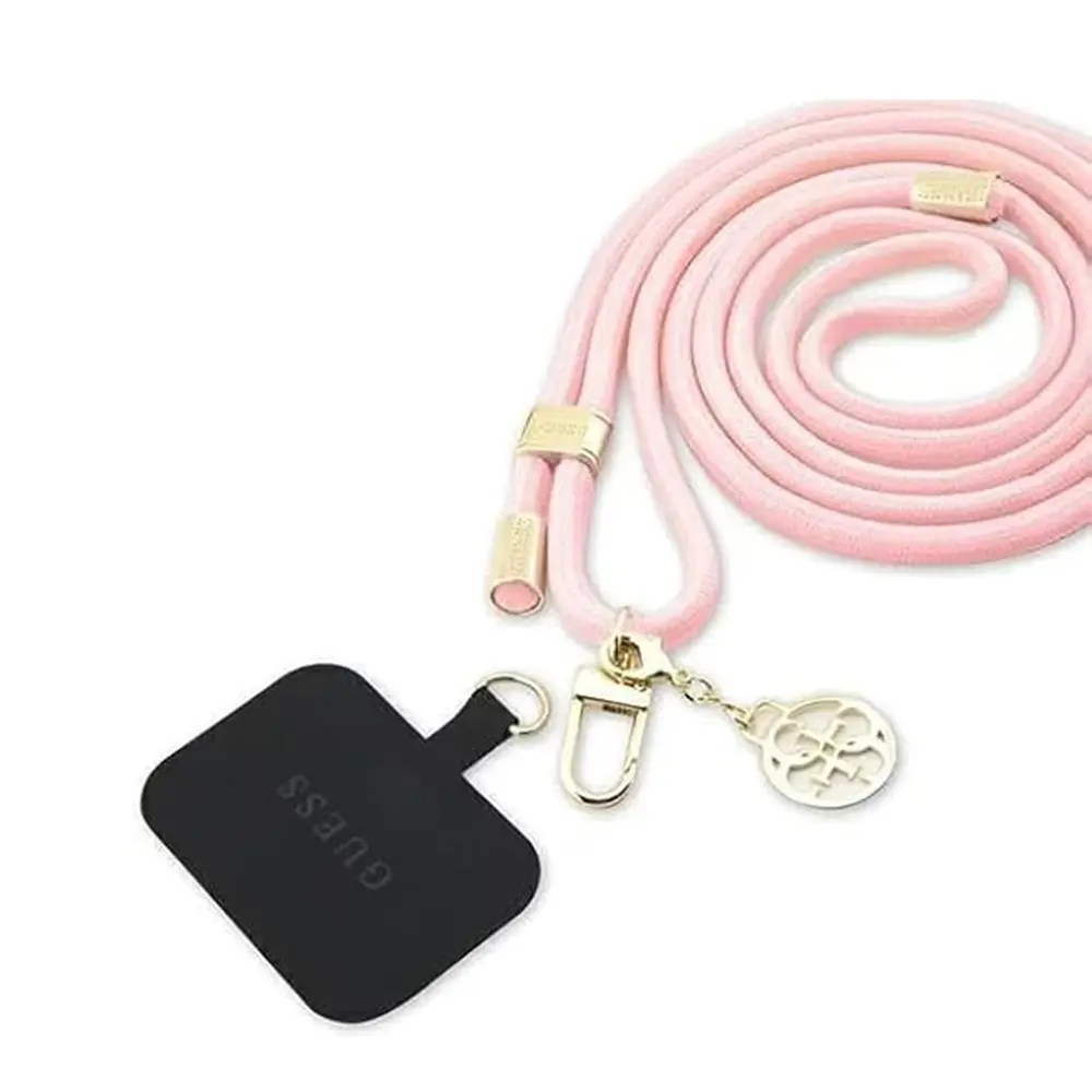 Guess Crossbody Popruh Cord 4G Charm Gold/Pink GUOUCNMG4EP