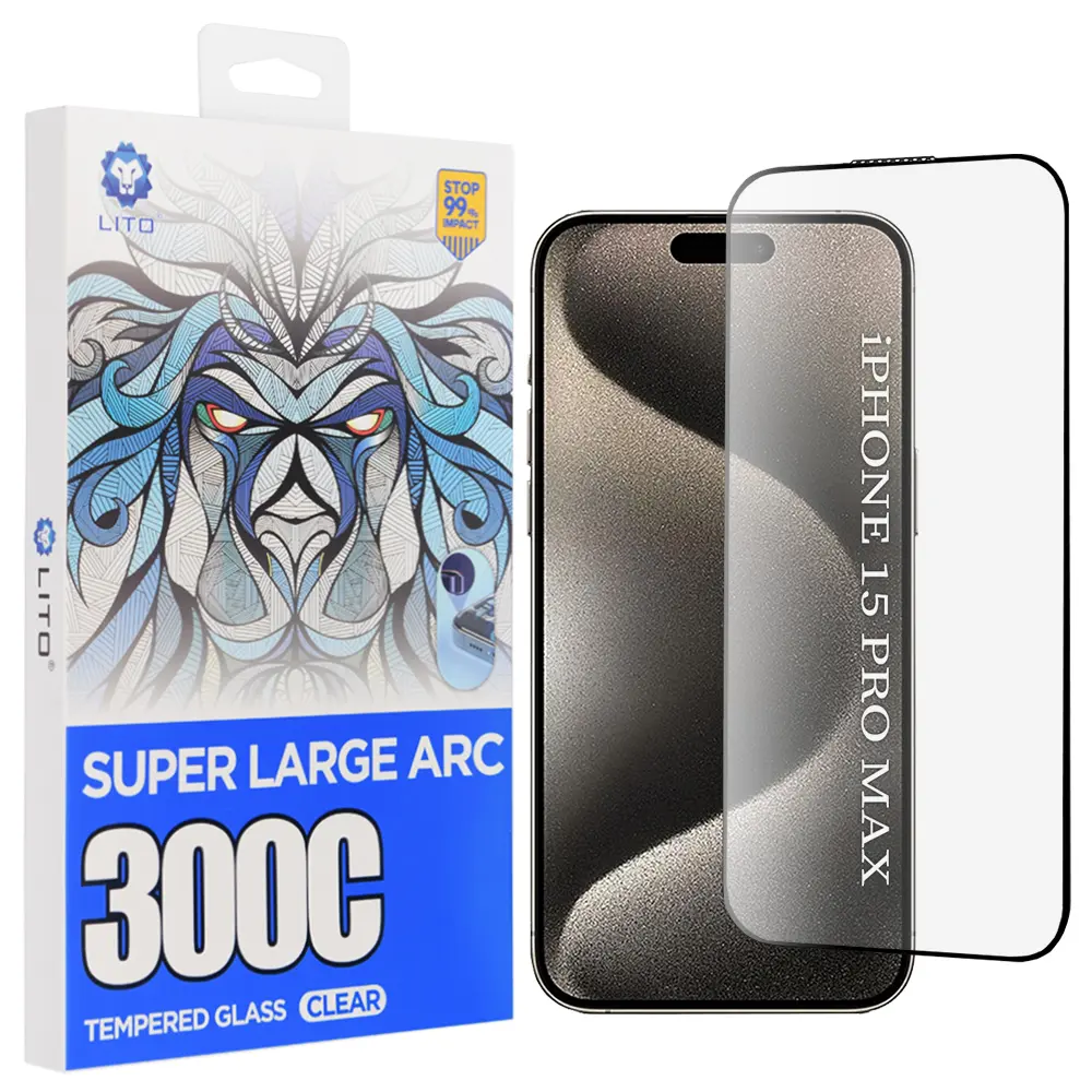 Pouzdro Lito D+ Max 300C pro iPhone 15 Pro Max průhledné