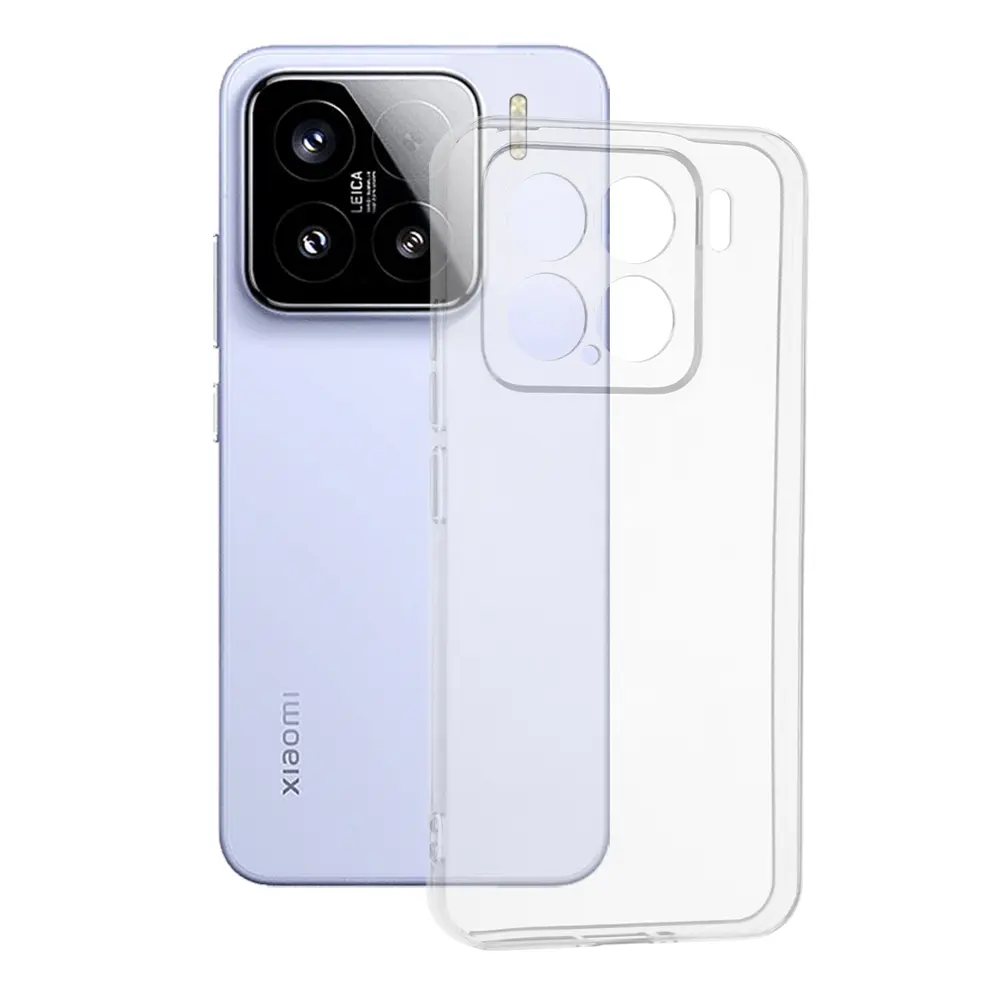 Techsuit silikonové pouzdro Xiaomi 15 průhledné