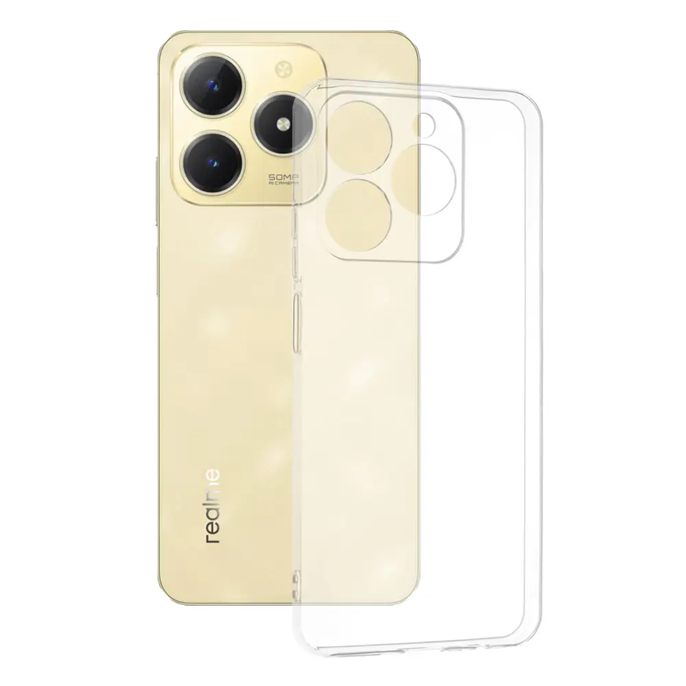 Techsuit silikonové pouzdro Realme C61 průhledné