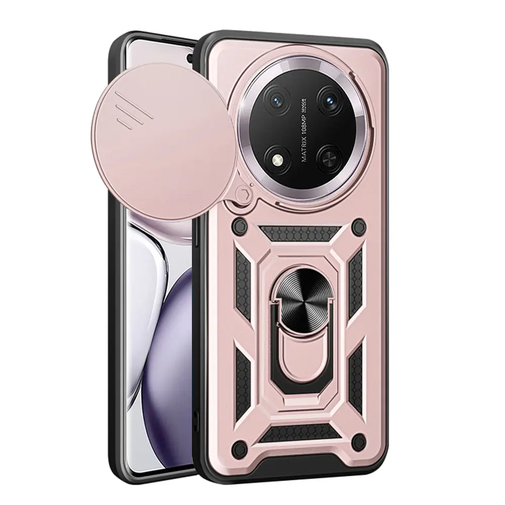Techsuit CamShield Series Honor Magic7 Lite X9c růžově zlatý