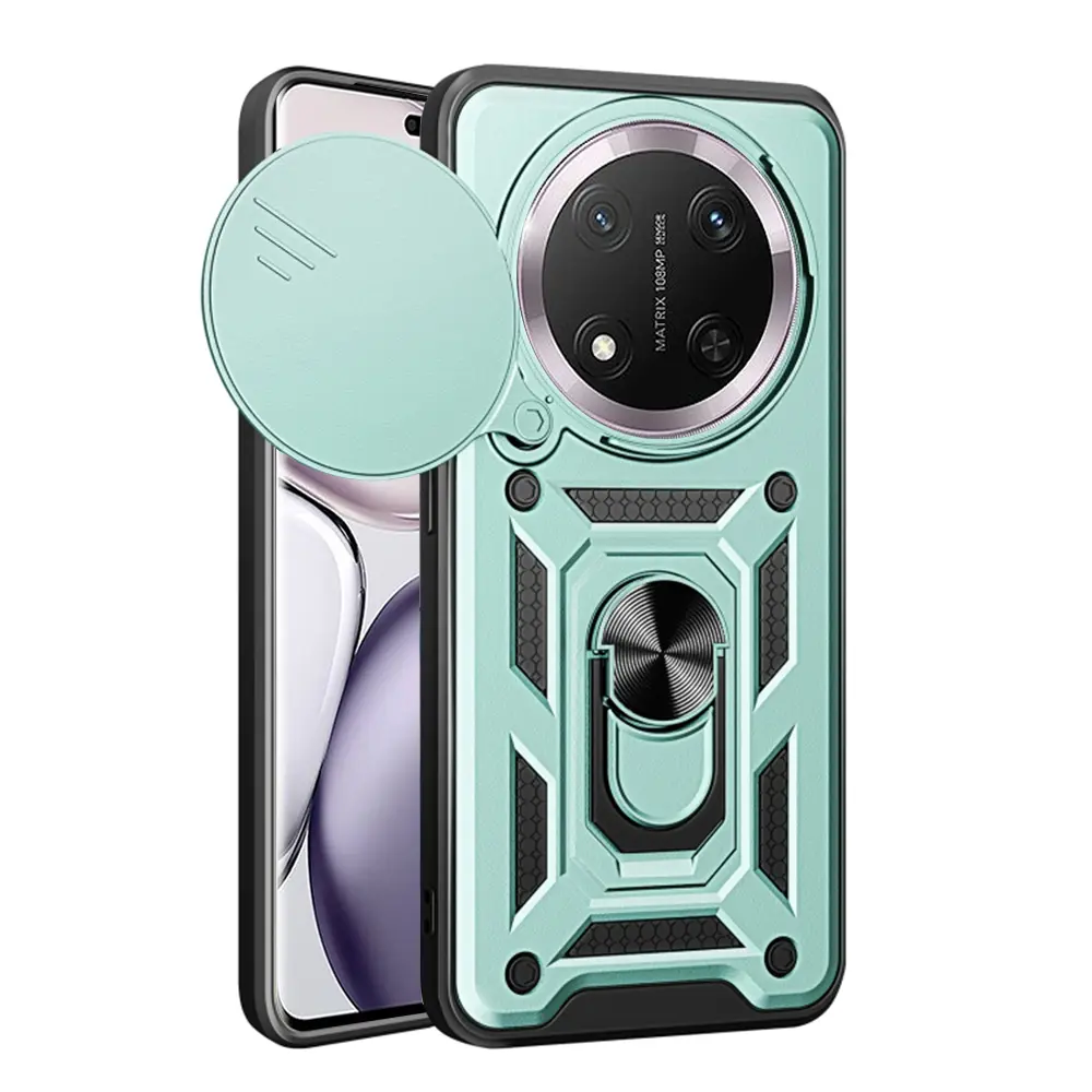 Techsuit CamShield Series Honor Magic7 Lite X9c zelený