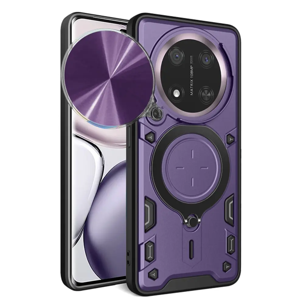 Pouzdro Techsuit CamGuard Pro pro Honor Magic7 Lite X9c fialové