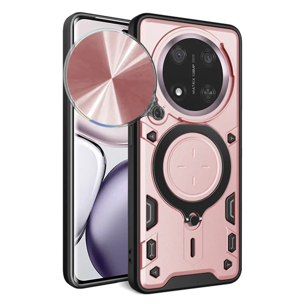 Pouzdro Techsuit CamGuard Pro pro Honor Magic7 Lite X9c růžově zlaté