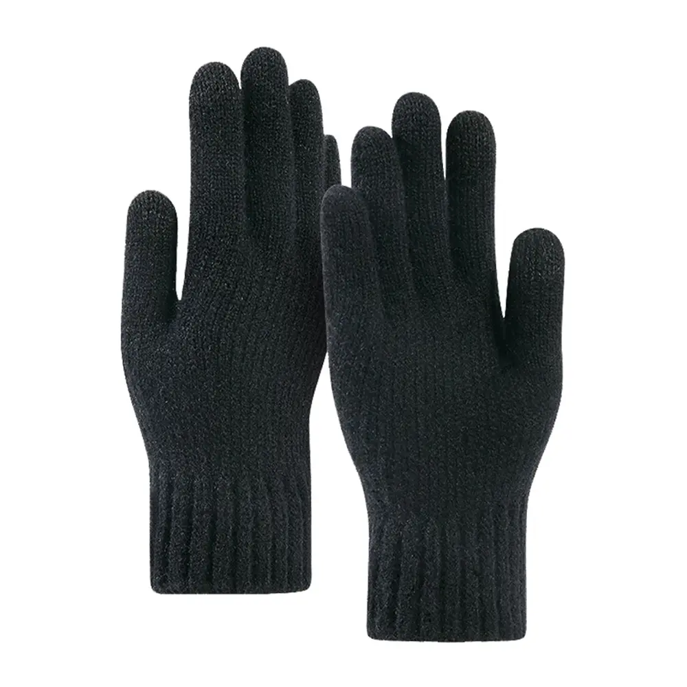 Rukavice Techsuit ST0012 z alpaka vlny velikost 22cm černé